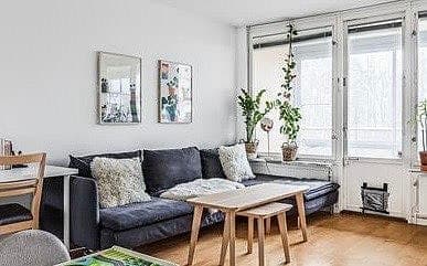 Ikea SÖDERHAMN 4-seat dark grey sofa