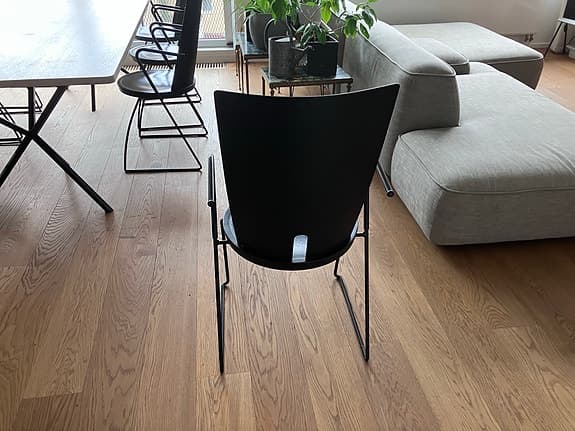 Blå station (2900 kr för åtta stolar, 500 kr per stol)