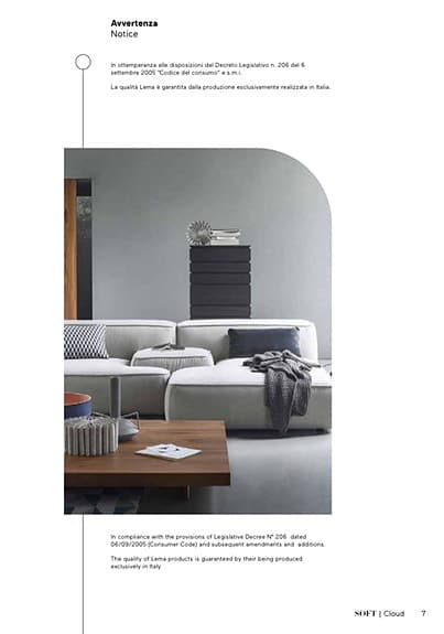Lema Cloud Sofa av Francesco Rota