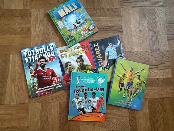 Bokpaket fotbollsböcker för barn och ungdom