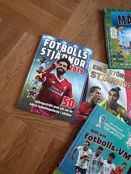 Bokpaket fotbollsböcker för barn och ungdom