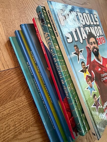 Bokpaket fotbollsböcker för barn och ungdom