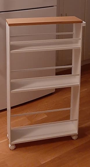 Smal förvaringvagn för Kök/Badrum