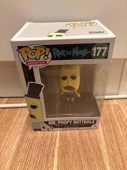 Funko Pop Rick and Morty figur Mr. Poopy Butthole nr 177