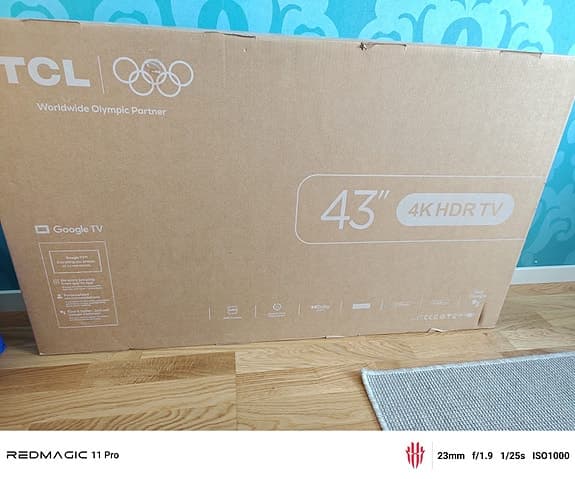 TCL 43" 4K HDR TV