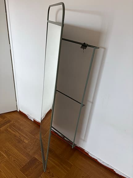IKEA spegel helkropp med metallram