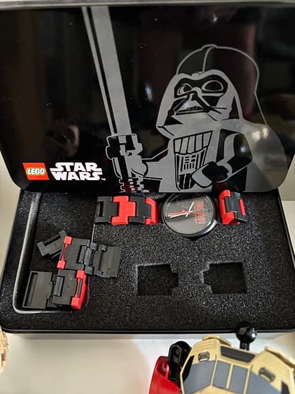 LEGO Star Wars paket med figurer, klocka och bok