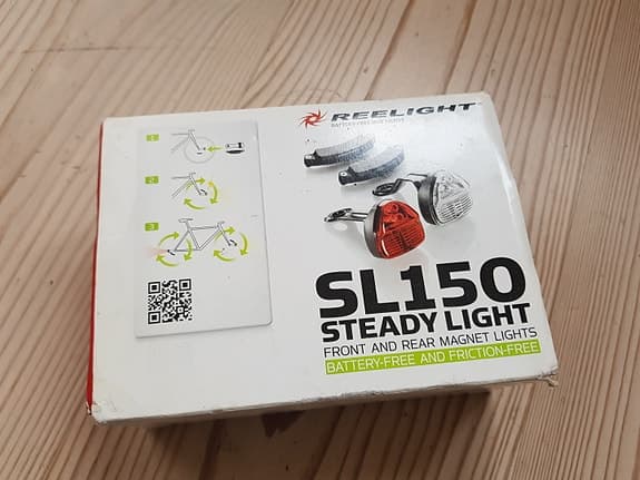 Reelight SL150 Steady Light cykellampor fram och bak