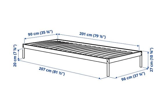 Sängstomme, IKEA, Vevelstad