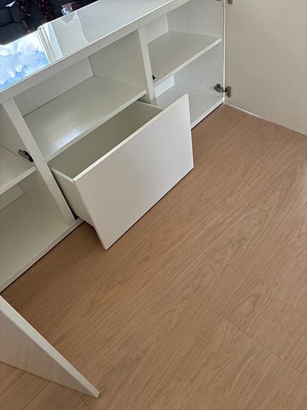 Bestå 180 cm vit tv-möbel
