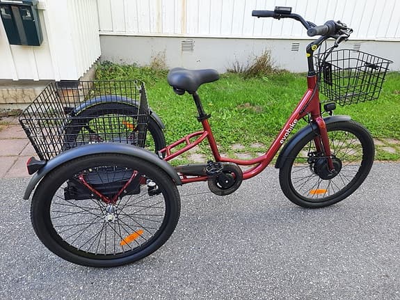 Trehjulig elcykel Evobike