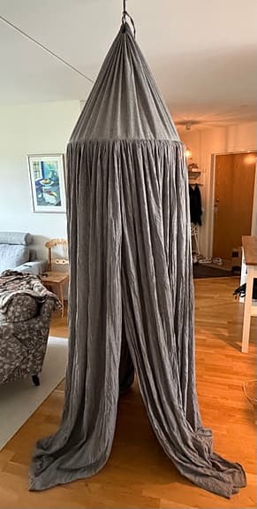 Jotex sänghimmel grå