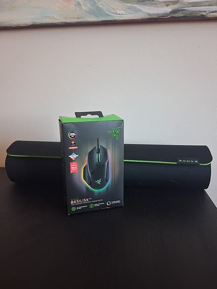 Razer basilisk v3 + xxl musmatta nya