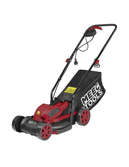 Meec Tools elgräsklippare 1300W med uppsamlare