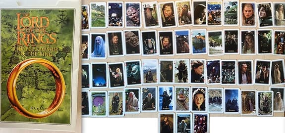 Sagan om ringen / Lord of the rings komplett samling spelkort kortlek (2001)
