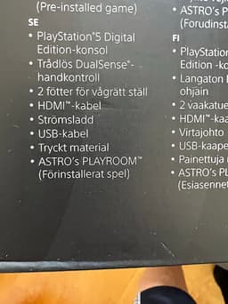 Sony PlayStation 5 Digital Edition med mera