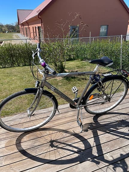 Crescent herrcykel 28" grå