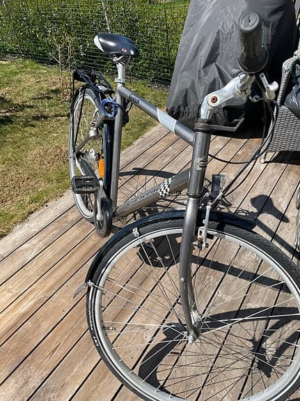 Crescent herrcykel 28" grå