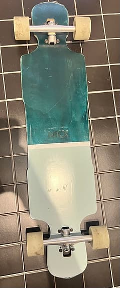 NKX longboard turkos/vit