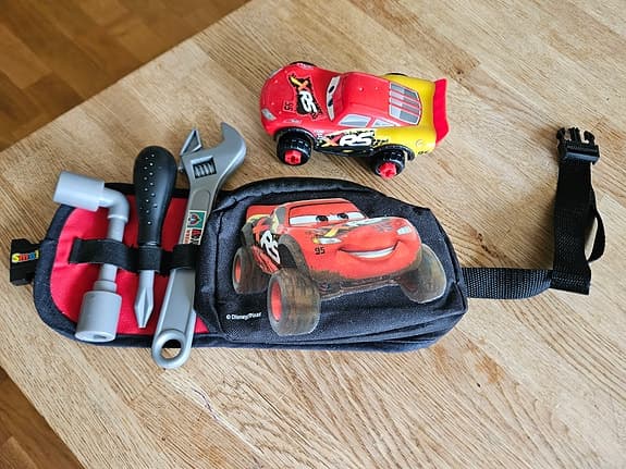 Smoby cars verktygsbälte med bil