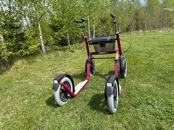 ESLA Sparkcykel 3300 röd med korg