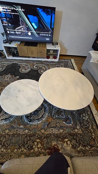 Marmor Soffbord från Mio – hög kvalitet och mycket fint skick.