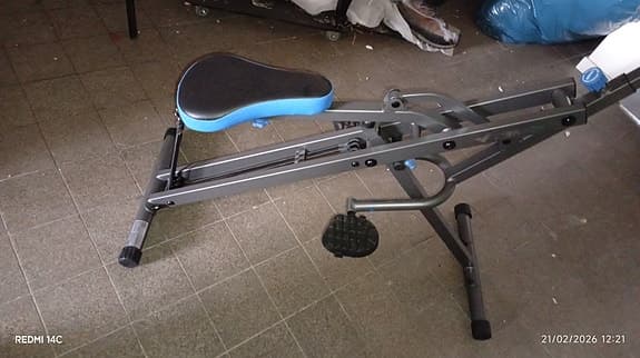 Vibratrack Squat Rider träningsmaskin svart/blå