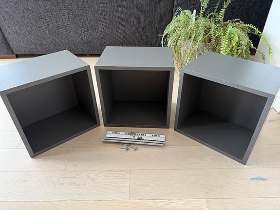 Ikea Eket vägghyllor 3st