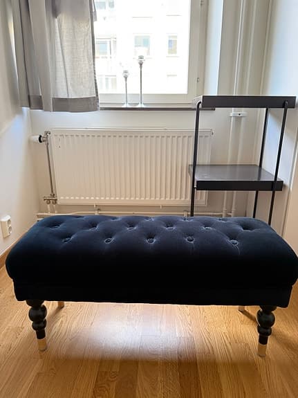 Sammetsbänk