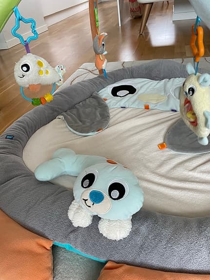 Playgro Snuggle me Tummy time Babygym Penguin