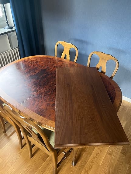 Matgrupp i rokoko stil