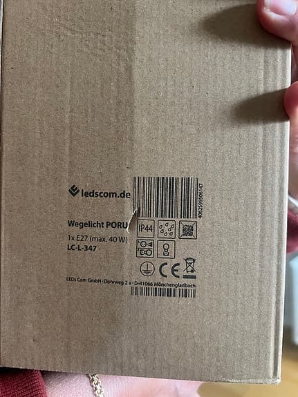 Nya trädgårdslampor / pollare LEDSCOM PORU