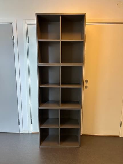 Eket x 3 - 70x35x70 cm - Mörkgrå - Skåp/ hylla - 4-Fack