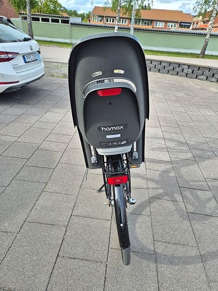 Hamax Zenith cykelsits för barn 22 kg grå