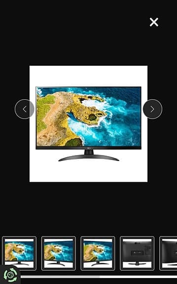 LG smart TV, FHD, 27 tums, IPS panel