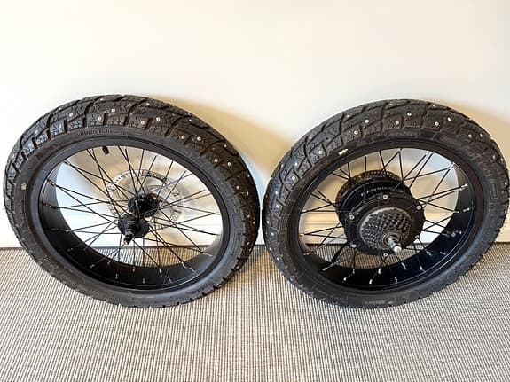 Vinterhjul till RAWBIKE 750W – komplett hjulset (enkelt byte!)