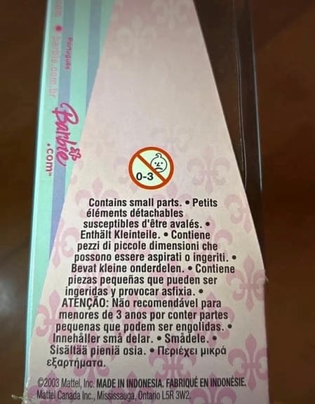 Barbie Fashion Show docka 2004 NRFB Y2K Mattel