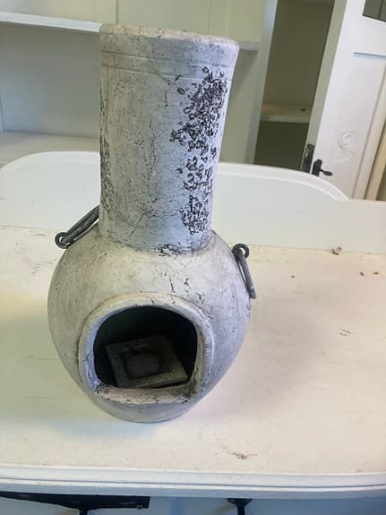 Keramik kamin/eldstad för utomhusbruk