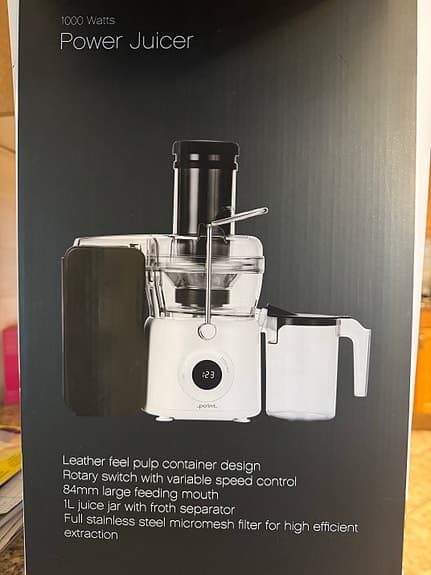 Point Power Juicer juicepress 1000W