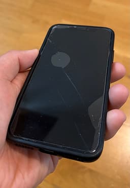Apple iPhone Xs, 64 GB svart