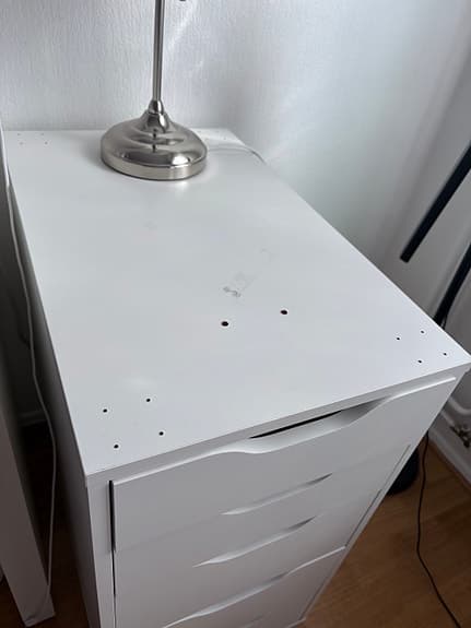 Vit byrå ikea , förvaringslådor