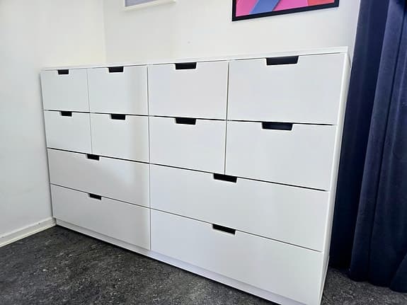Ikea Nordli byrå B 160 D 47 H 99