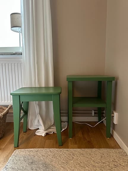Ikea Ingolf pall + sideboard
