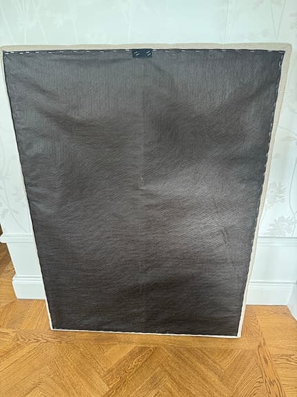 Sänggavel 90x120 i fint linnetyg