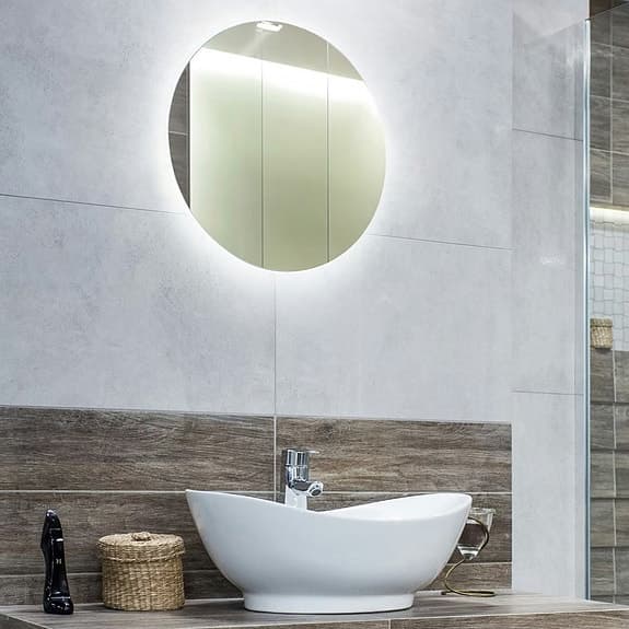 Rund LED-spegel 50 (i förpackning)