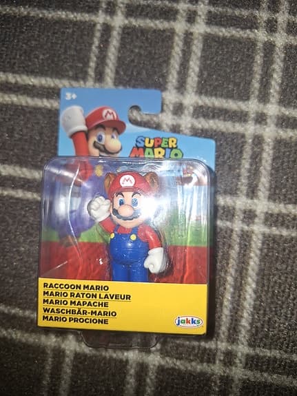 Super Mario Raccoon Mario figur