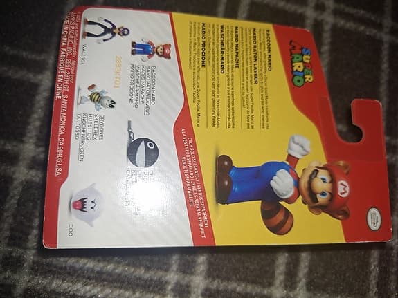 Super Mario Raccoon Mario figur