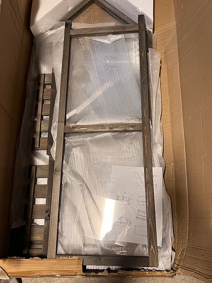 Helt nytt balkongväxthus i originalförpackning