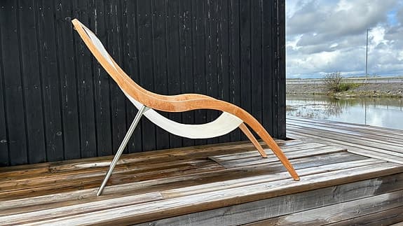 Lido solstol i teak från Skagerak Denmark