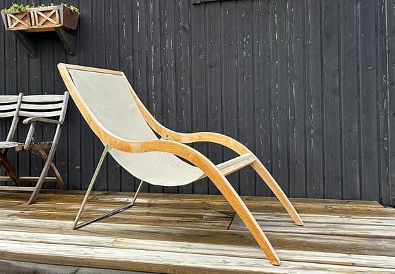 Lido solstol i teak från Skagerak Denmark